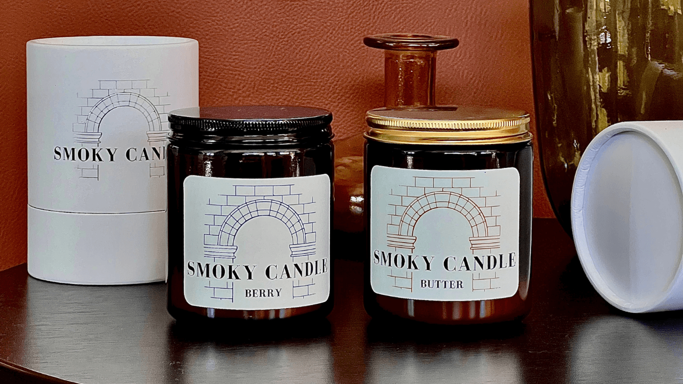Candela artigianale Smoky Candle