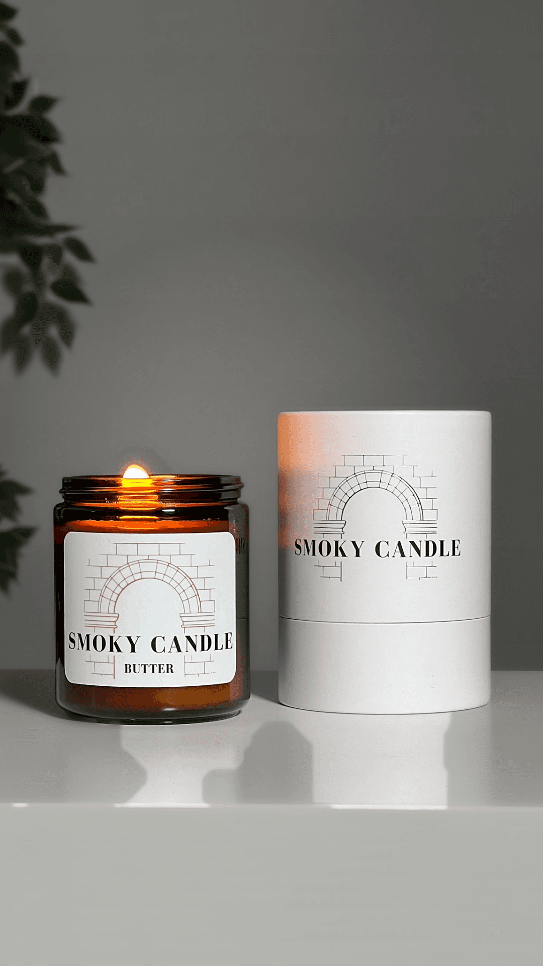Candela Butter accesa con packaging